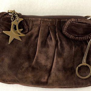 Marc by Marc Jacobs Suede Zip Clutch $695 Retail